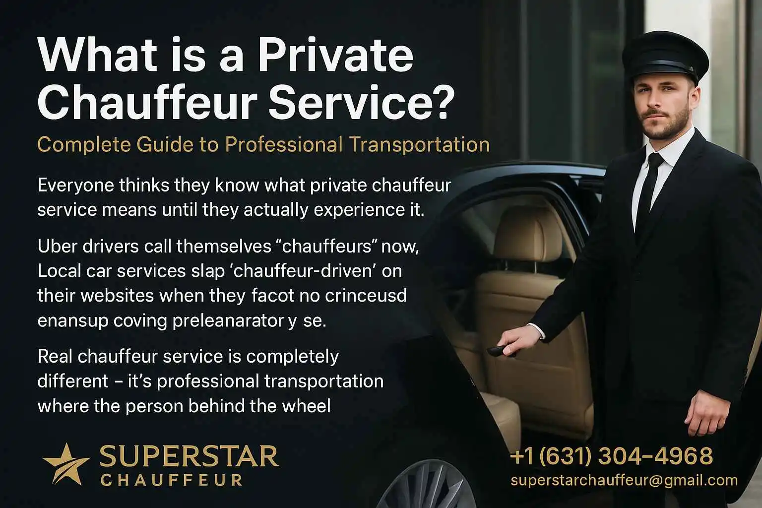 What is a Private Chauffeur Service? Complete Guide to Professional Transportation