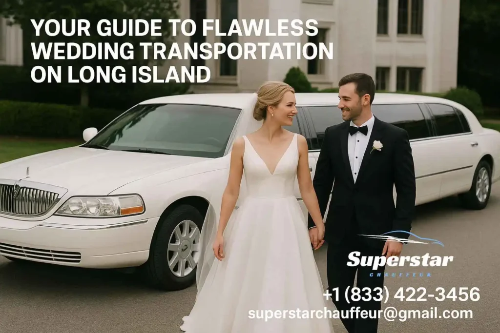 Elegant Wedding Ride on Long Island