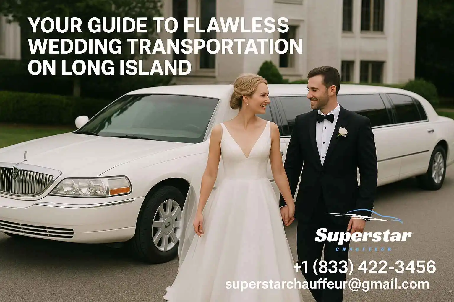Elegant Wedding Ride on Long Island